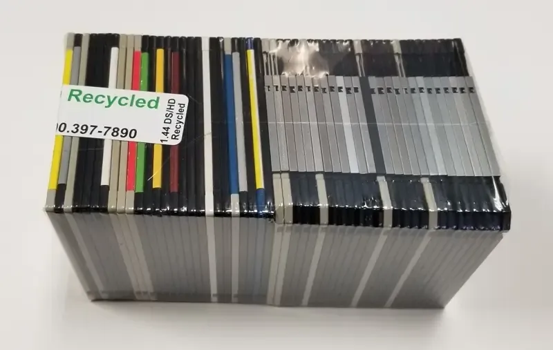 Pack of 50 3.5 floppy disks from floppydisk.com
